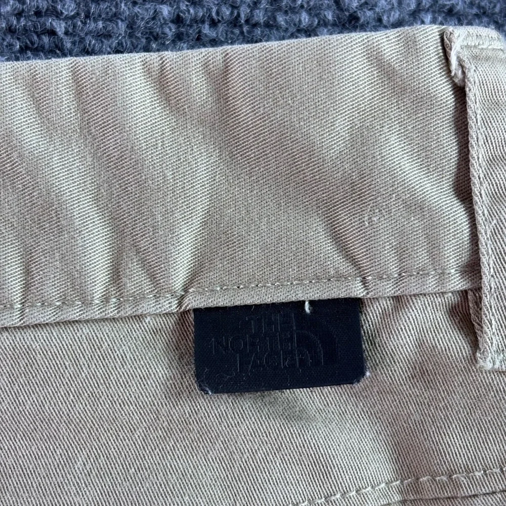 The North Face Chino Pants Mens 34 Khaki Tan Stretch Straight Leg‎ Hiking Casual